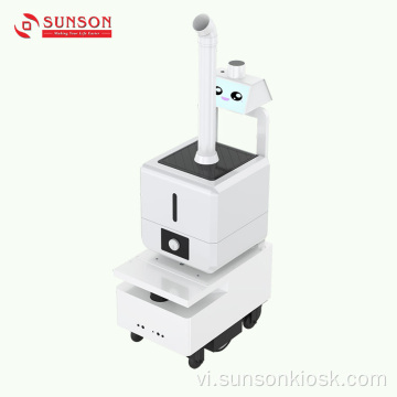 Robot phun khử trùng điều hướng tự động